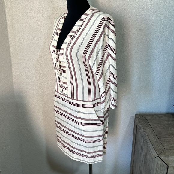 BCBGMAXAZRIA Milana Lace-Up Tunic Dress - Picture 5 of 13